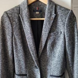 Tommy Hilfiger Gray/Grey Classic Sweater Blazer